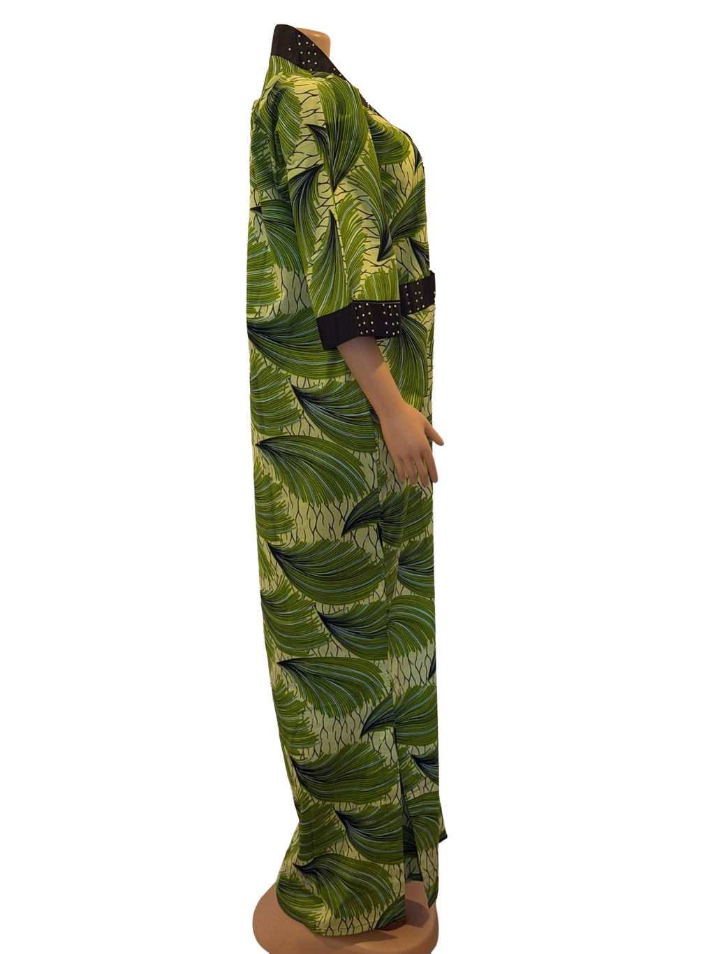 Luxury Green African Kaftan Dress | Astra Fashion