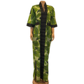 Luxury Green African Kaftan Dress | Astra Fashion